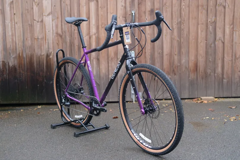 Genesis Fugio 20 Ex-Hire Steel Gravel Bike - Purple / Black-1